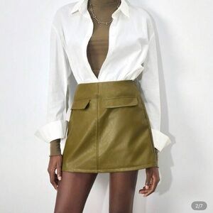 🫒Olive Green Skirt 🫒